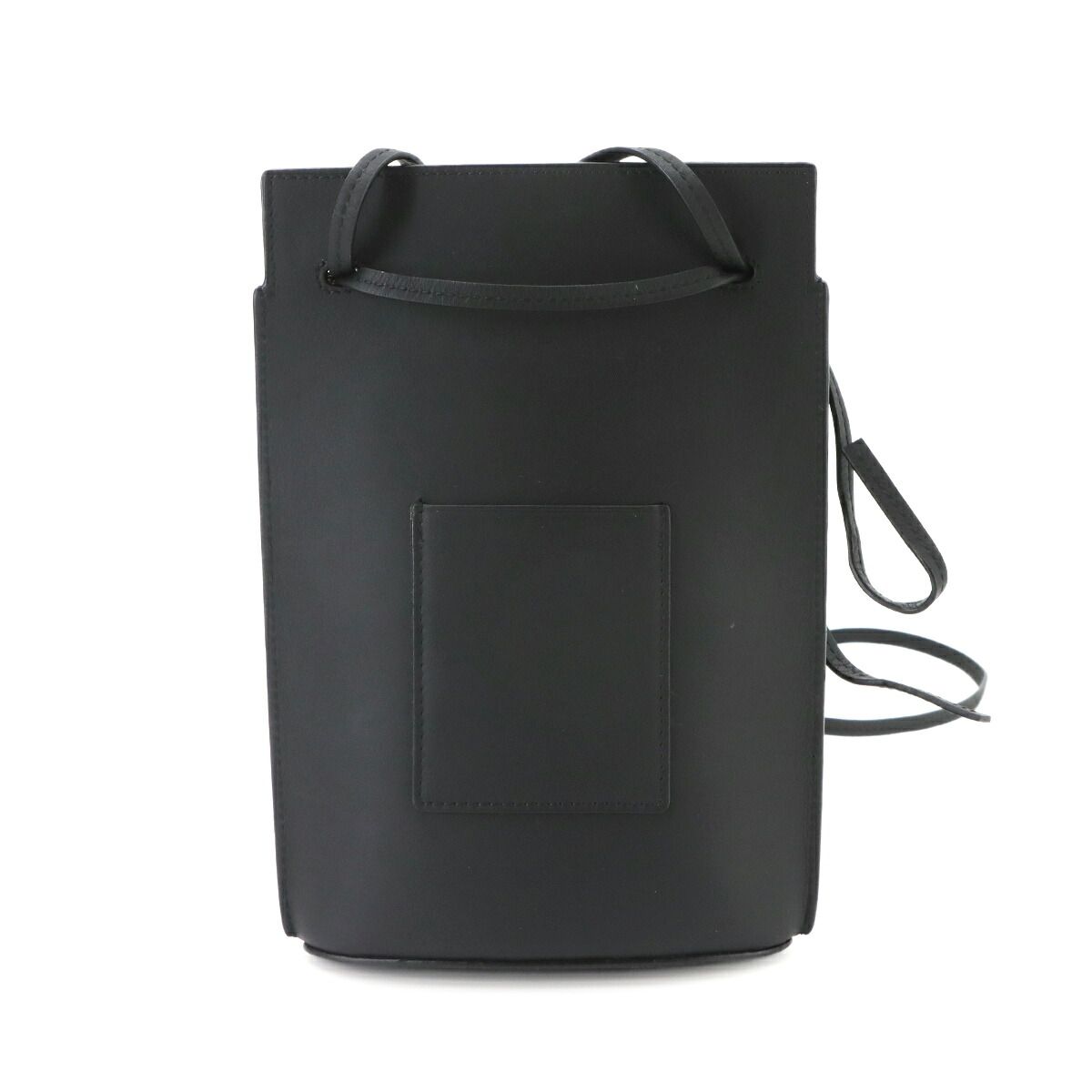 Loewe Dice Pocket Shoulder Bag Leather Black Gold — view 3