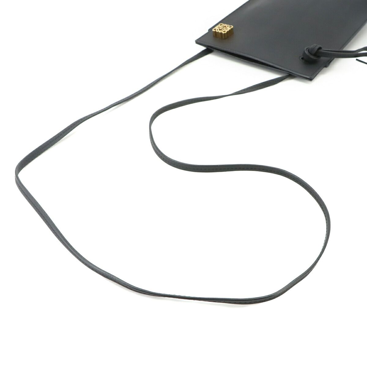 Loewe Dice Pocket Shoulder Bag Leather Black Gold — view 6