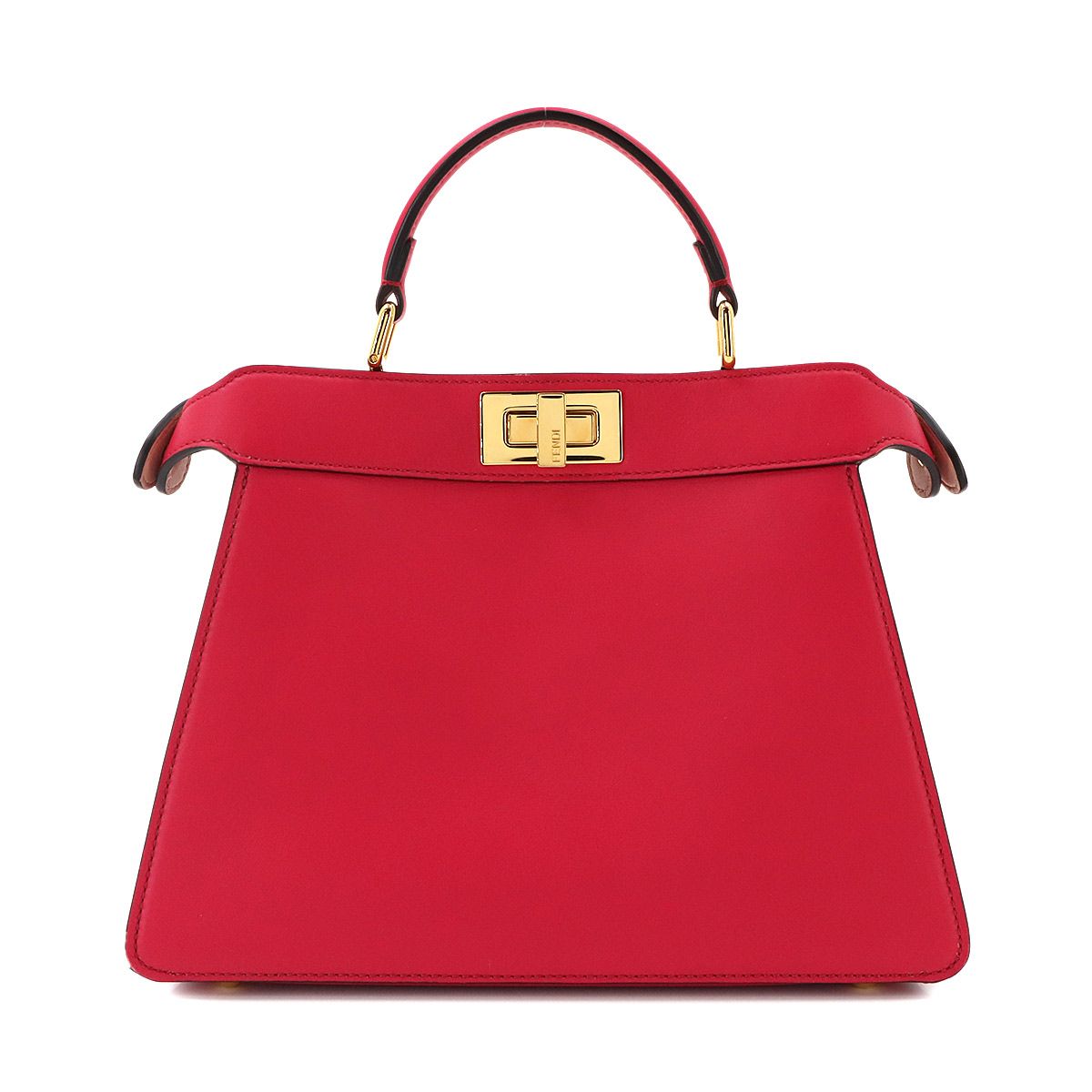 Fendi Peekaboo ISeeU Small 2-Way Bag Leather Pink — view 3