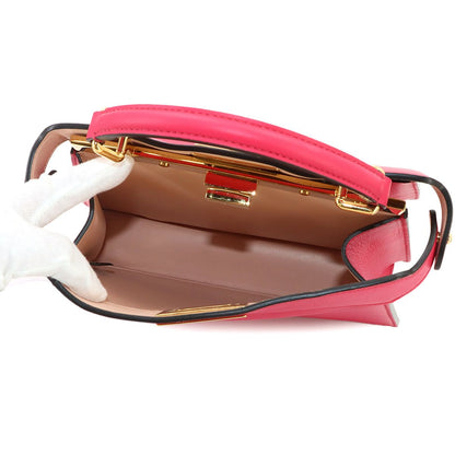 Fendi Peekaboo ISeeU Small 2-Way Bag Leather Pink — view 7