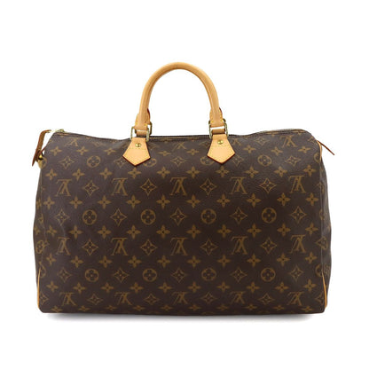 Louis Vuitton Monogram Speedy 40 Hand Bag Brown Gold — view 3