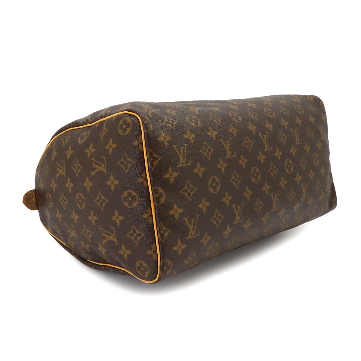 Louis Vuitton Monogram Speedy 40 Hand Bag Brown Gold — view 5