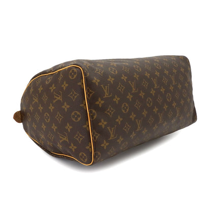 Louis Vuitton Monogram Speedy 40 Hand Bag Brown Gold — view 5