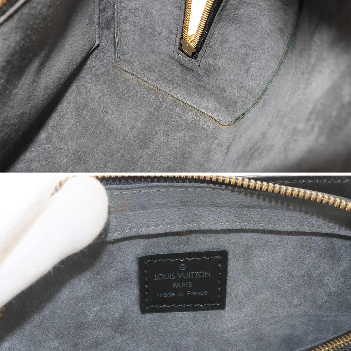 Louis Vuitton Epi Pont Neuf Hand Bag Leather Noir Gold — view 7