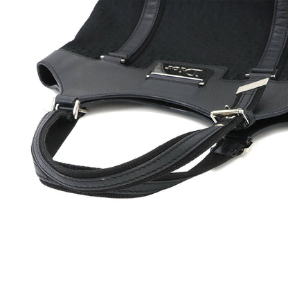 Dior Trotter Street Chic Tote Canvas Leather Black — view 5