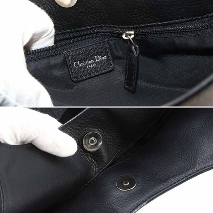Dior Trotter Street Chic Tote Canvas Leather Black — view 7