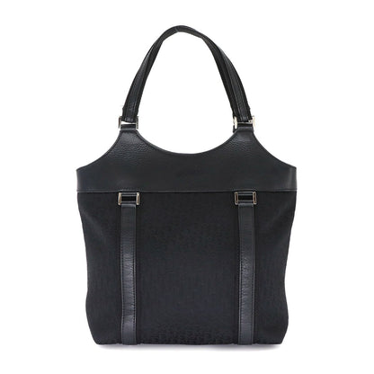 Dior Trotter Street Chic Tote Canvas Leather Black — view 2