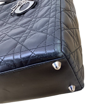 Dior Cannage Stitch 2-Way Bag Black — view 5