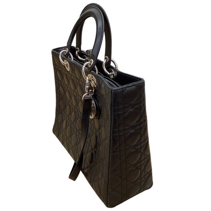 Dior Cannage Stitch 2-Way Bag Black — view 3