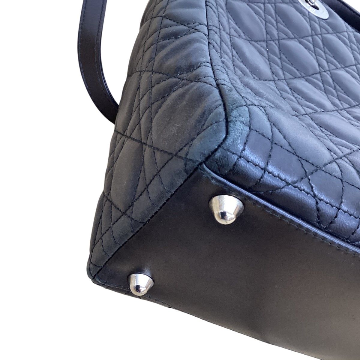 Dior Cannage Stitch 2-Way Bag Black — view 6