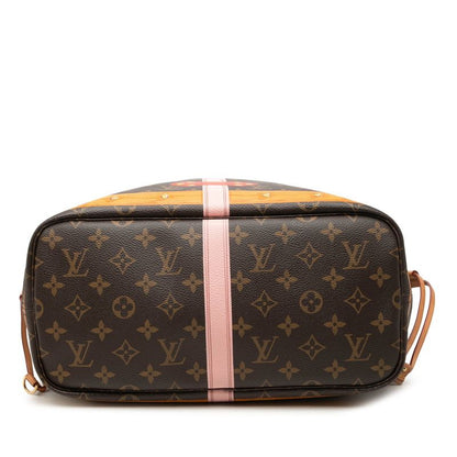 Louis Vuitton Monogram Summer Trunk Neverfull MM Tote Brown Multicolor — view 3