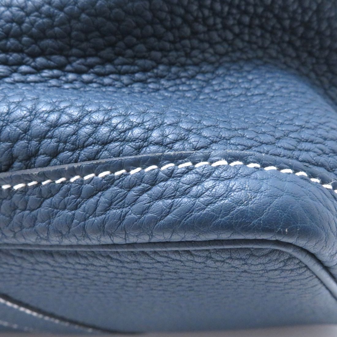 Hermes Garden Party PM Blue Deplus Silver Handbag Negonda — view 7