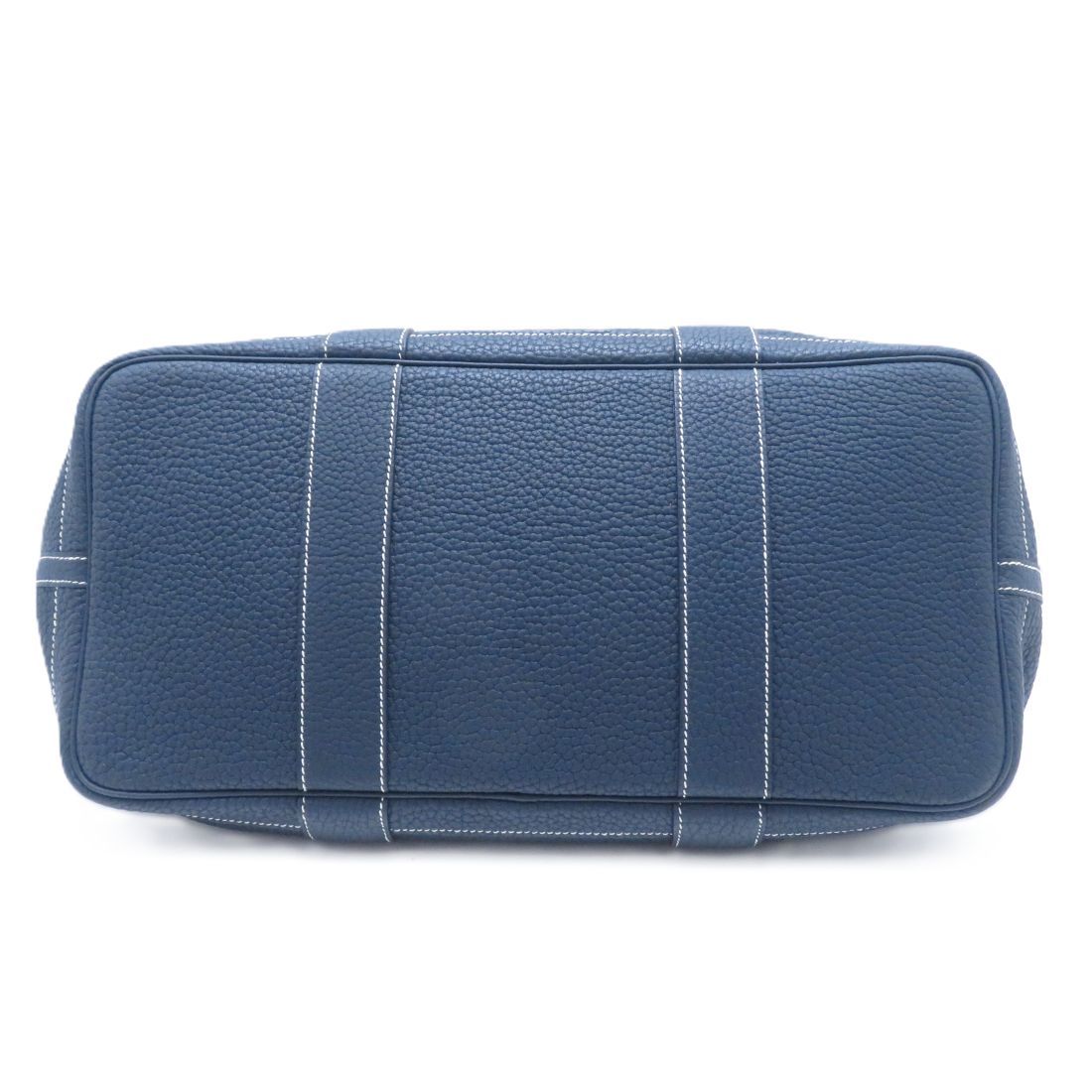 Hermes Garden Party PM Blue Deplus Silver Handbag Negonda — view 3