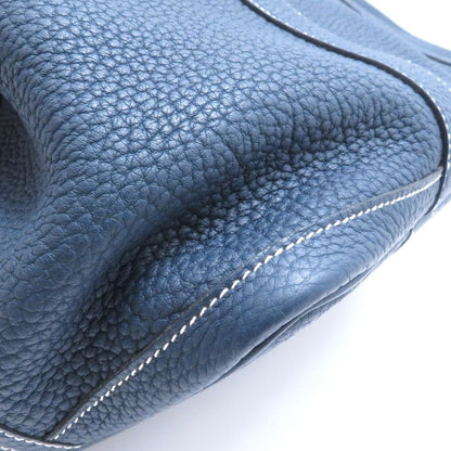 Hermes Garden Party PM Blue Deplus Silver Handbag Negonda — view 8