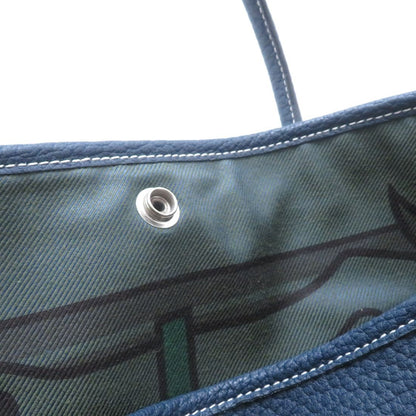 Hermes Garden Party PM Blue Deplus Silver Handbag Negonda — view 6
