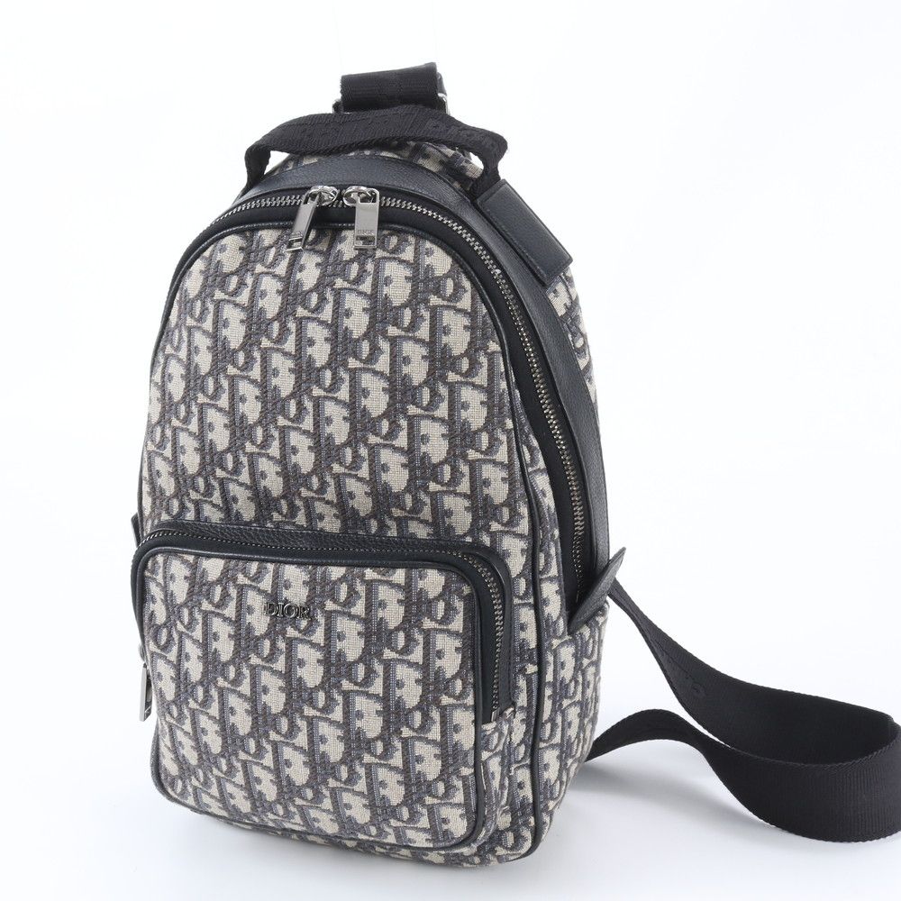 Dior Oblique Sling Bag Leather 2-Way