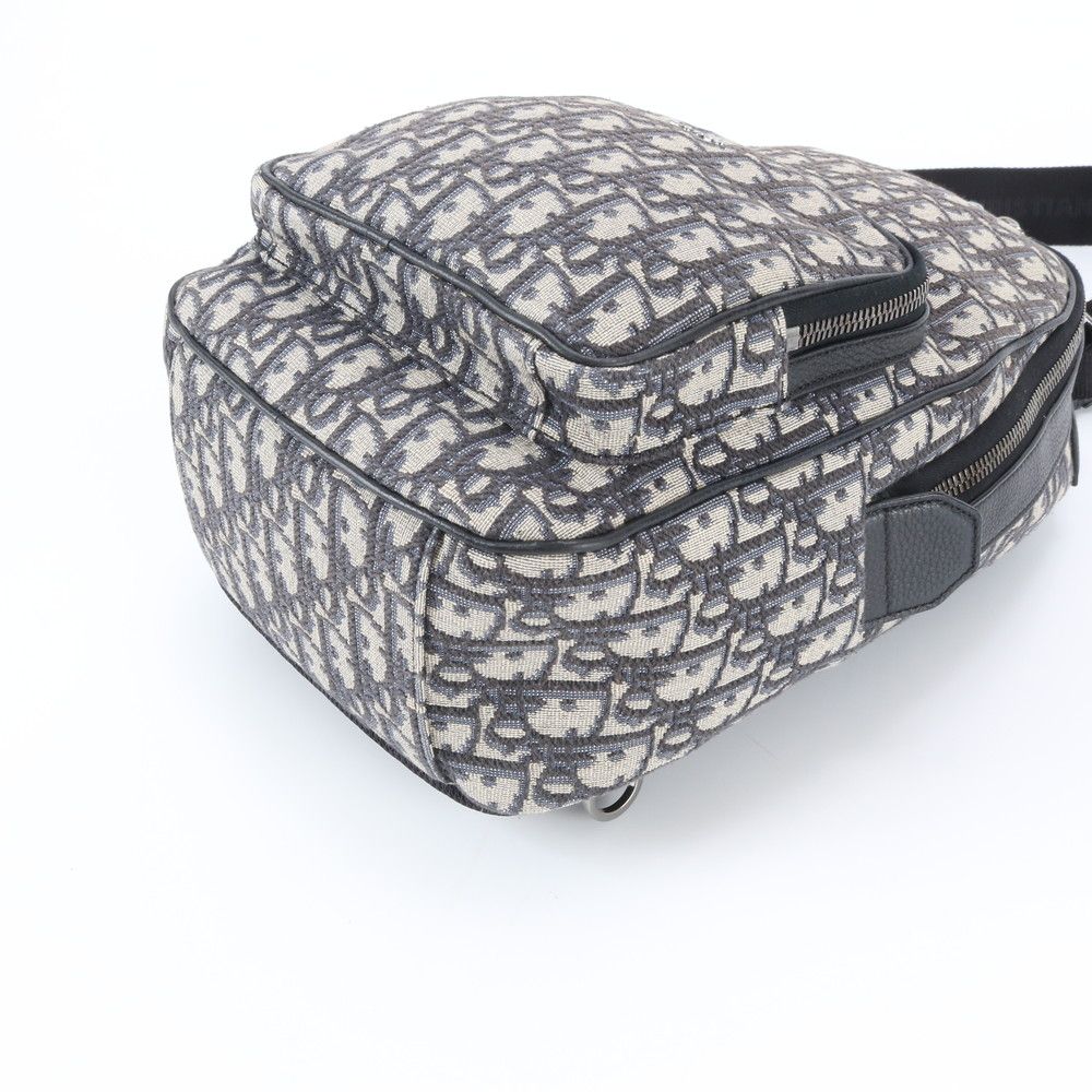 Dior Oblique Sling Bag Leather 2-Way — view 5