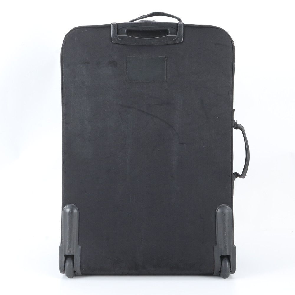 Hermes Acapulco Travel Bag MM Leather Canvas Suitcase Carry Case — view 3