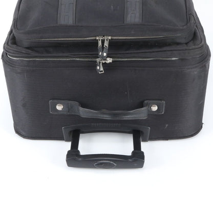 Hermes Acapulco Travel Bag MM Leather Canvas Suitcase Carry Case — view 4