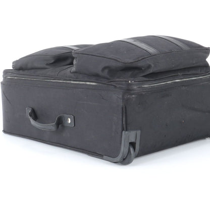 Hermes Acapulco Travel Bag MM Leather Canvas Suitcase Carry Case — view 7
