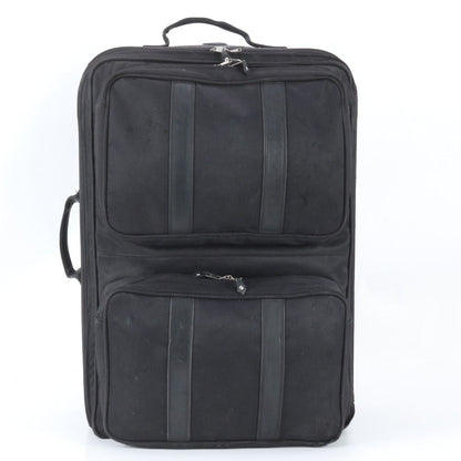 Hermes Acapulco Travel Bag MM Leather Canvas Suitcase Carry Case — view 2