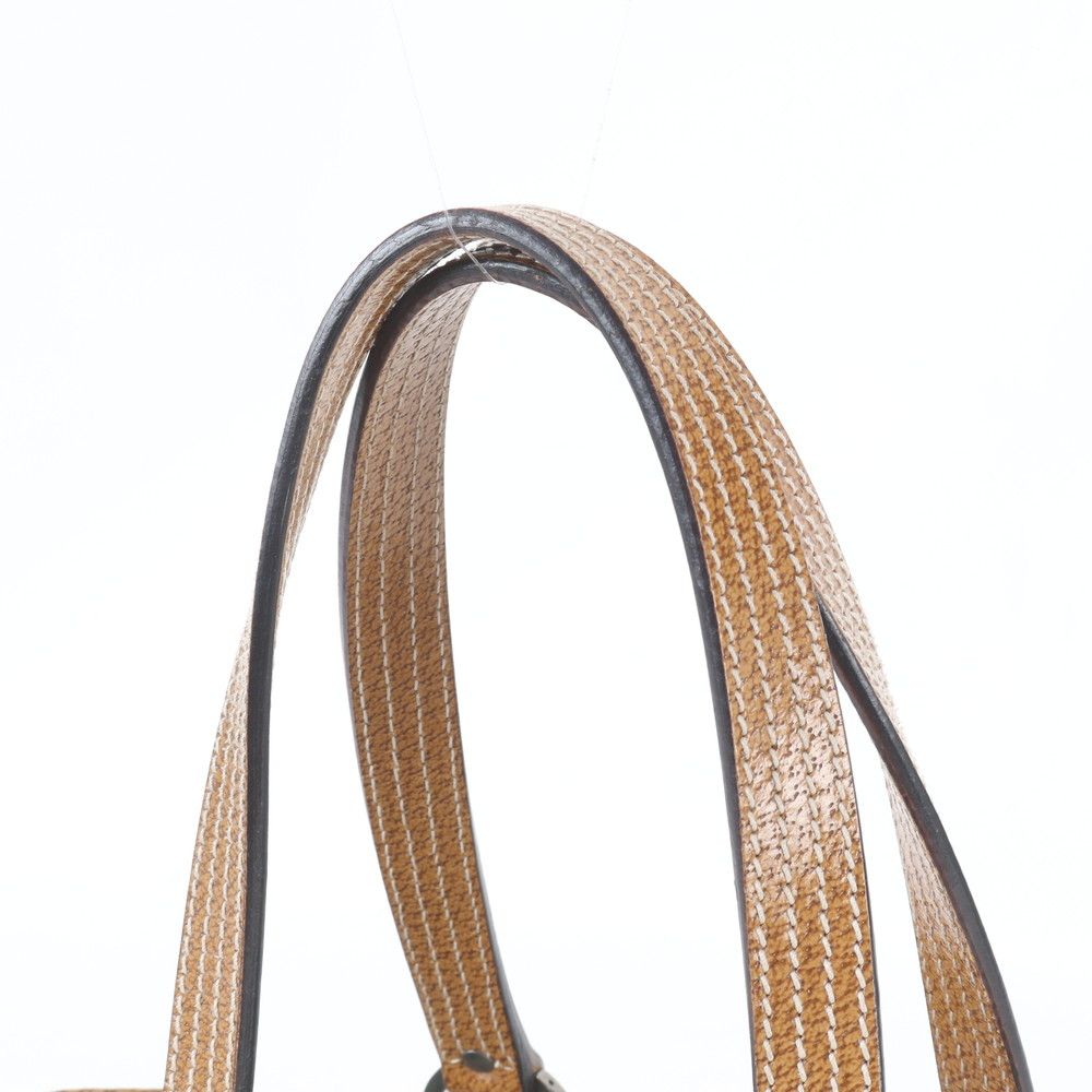 Gucci GG Canvas Leather Tote — view 2