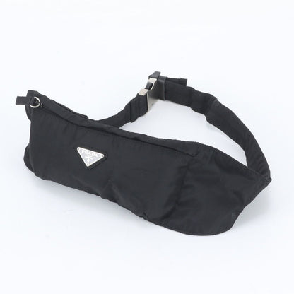Prada Tessuto Nylon Triangle Logo Belt Bag 2-Way Crossbody Body Waist Pouch