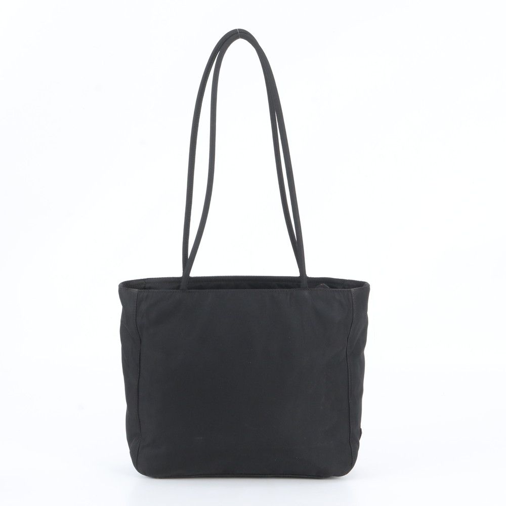 Prada White Tag Tessuto Nylon Triangle Logo Tote