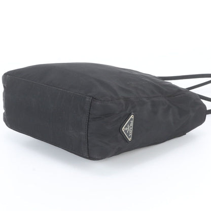 Prada White Tag Tessuto Nylon Triangle Logo Tote — view 4