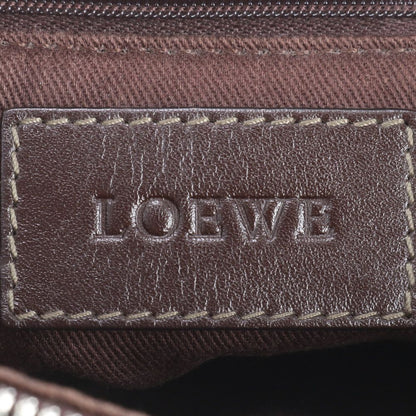 Loewe Anagram Repeat Leather Shoulder Bag Crossbody Brown — view 8