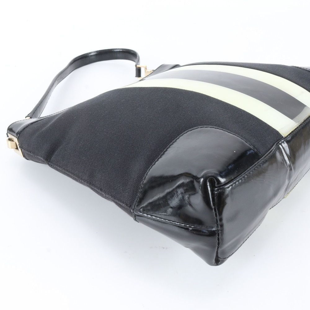 Gucci Leather Shoulder Bag Tote Hand Black — view 6