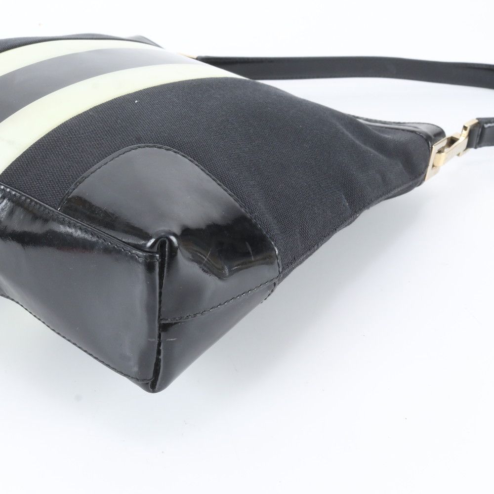 Gucci Leather Shoulder Bag Tote Hand Black — view 4