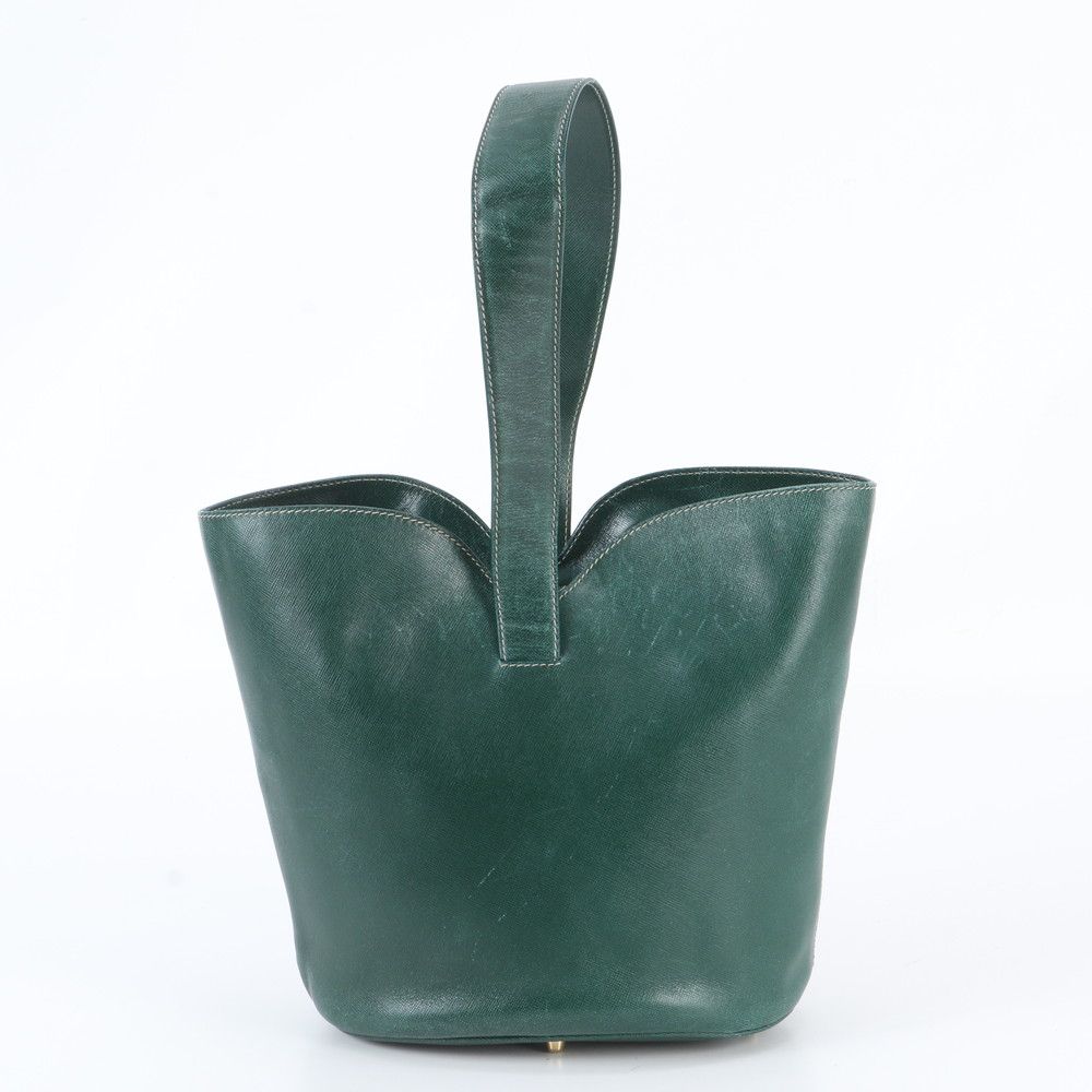 Prada Leather Handbag Green — view 3