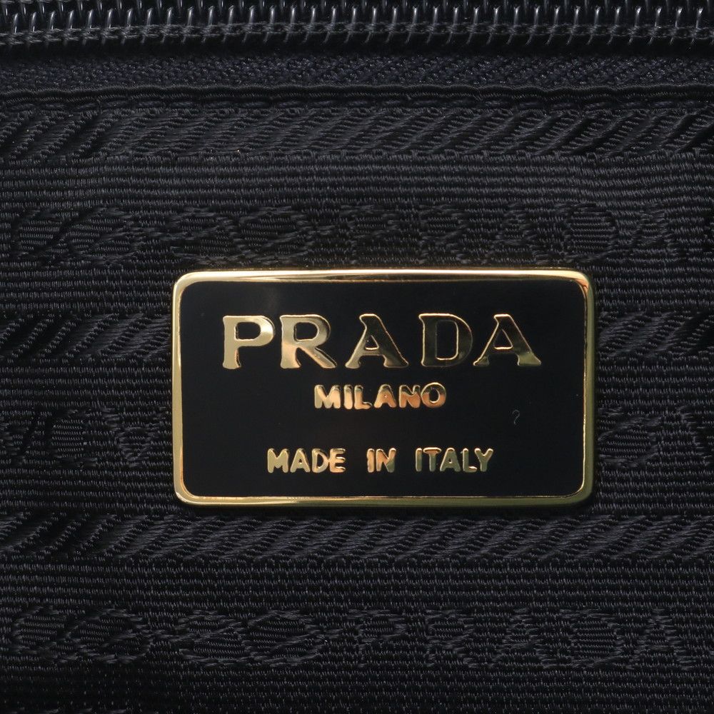 Prada Leather Handbag Green — view 8