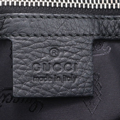 Gucci GG Nylon Leather Tote Shoulder Hand Black — view 5