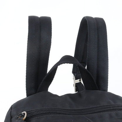 Prada Tessuto Nylon Triangle Logo Backpack Black — view 2
