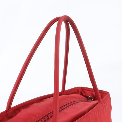 Prada Tessuto Nylon Triangle Logo Handbag Tote — view 2