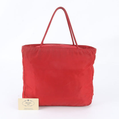 Prada Tessuto Nylon Triangle Logo Handbag Tote