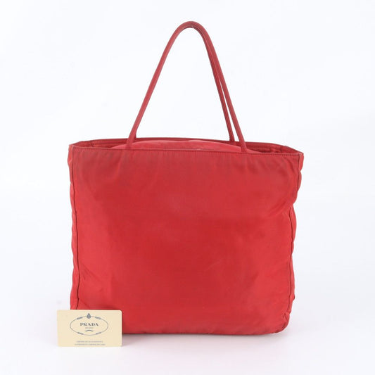 Prada Tessuto Nylon Triangle Logo Handbag Tote