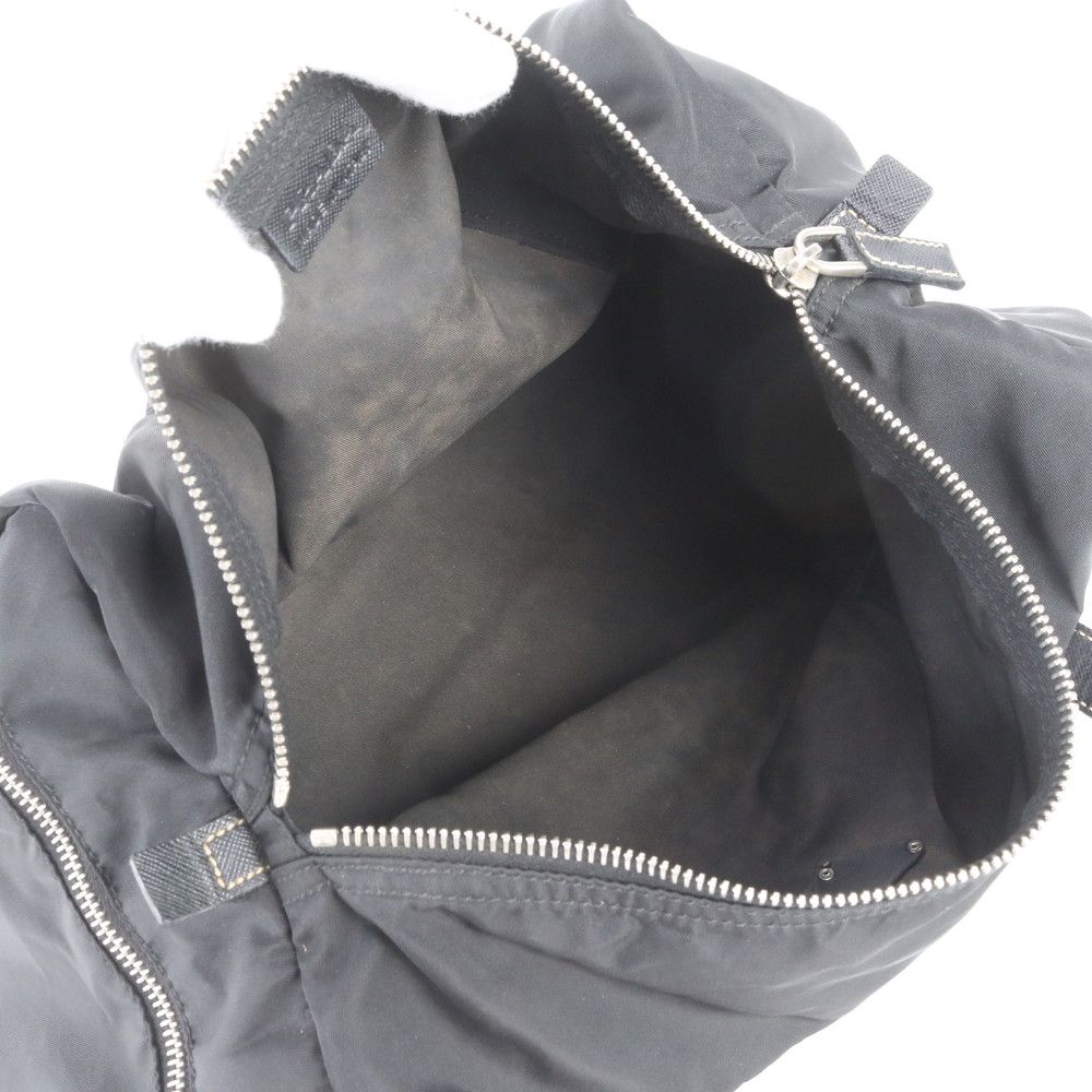 Prada Tessuto Nylon Saffiano Leather Tote — view 7
