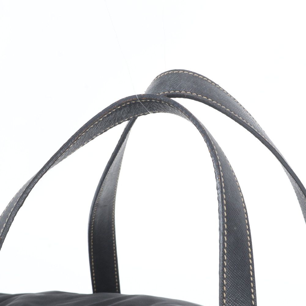 Prada Tessuto Nylon Saffiano Leather Tote — view 2