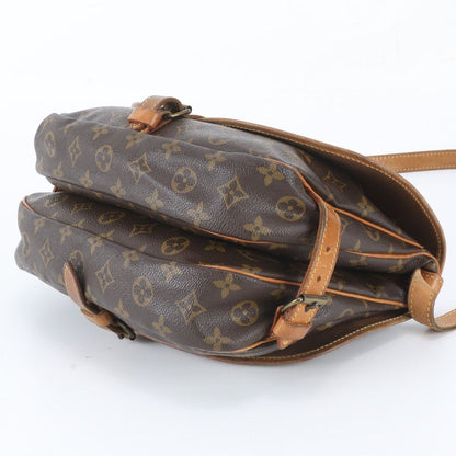 Louis Vuitton Monogram Saumur 30 Leather Shoulder Bag Crossbody Messenger — view 4