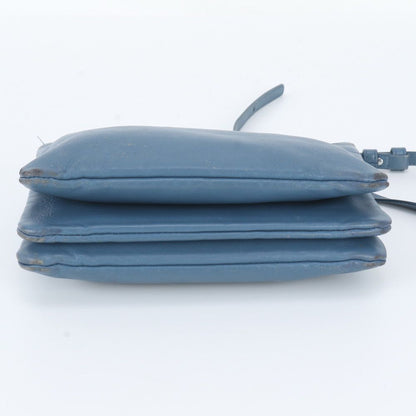 Celine Trio Leather Shoulder Bag — view 6