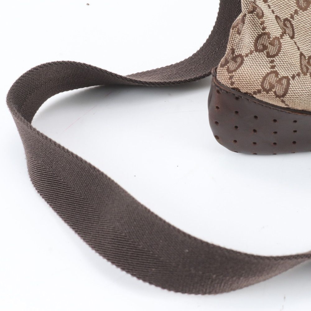 Gucci GG Canvas Leather Shoulder Bag Crossbody Messenger Business — view 2