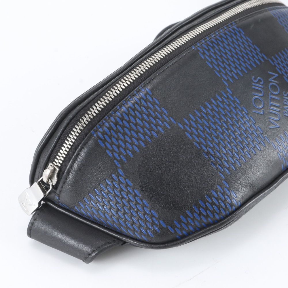 Louis Vuitton Damier Infini 3D Bum Bag Leather 2-Way Crossbody Waist Pouch — view 6