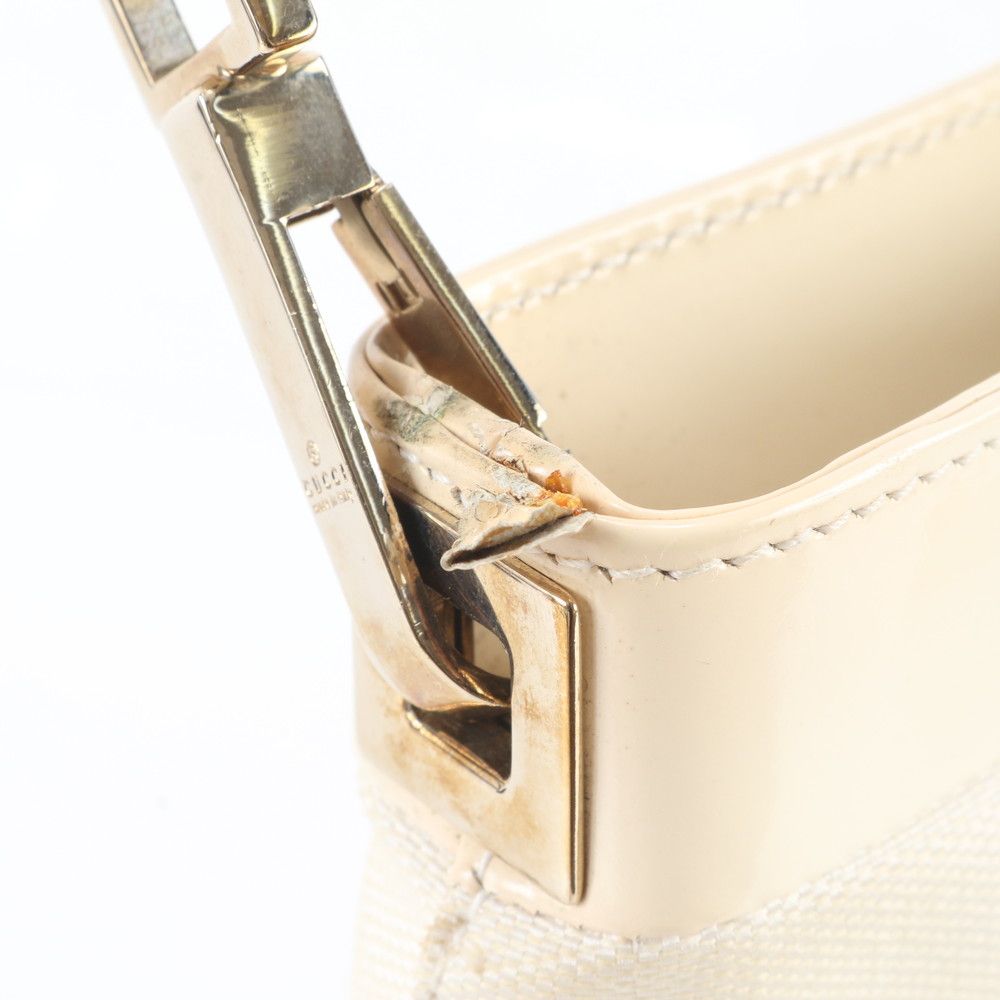 Gucci Leather Shoulder Bag Tote Hand Gold — view 8