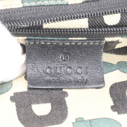 Gucci Guccissima Abbey Leather Shoulder Bag Crossbody Black — view 8
