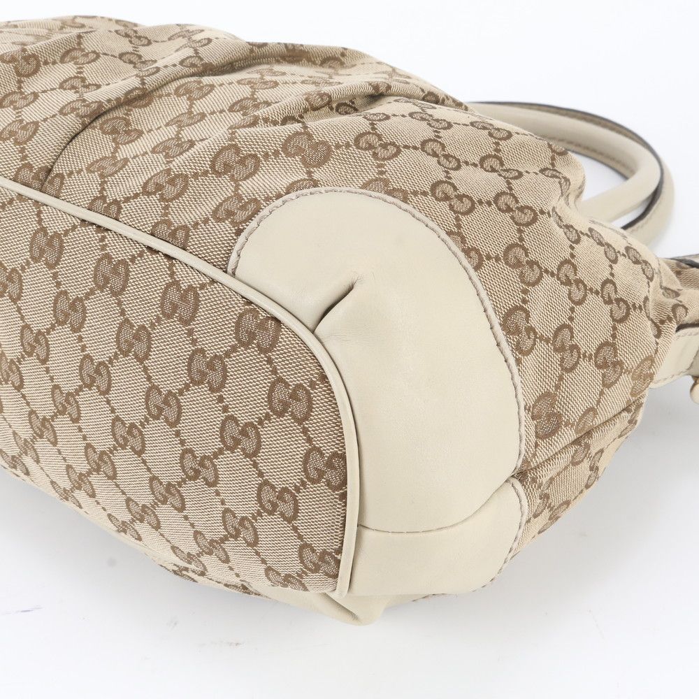 Gucci GG Canvas Sukey Leather 2-Way Shoulder Bag Crossbody — view 5