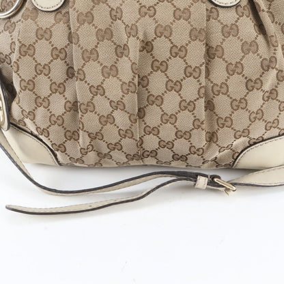 Gucci GG Canvas Sukey Leather 2-Way Shoulder Bag Crossbody — view 3