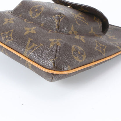 Louis Vuitton Monogram Partition Leather Pouch Clutch Mini Bag — view 4